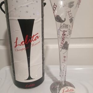 PRINCESS Design Collectable  Champagne Flute Glass.